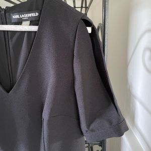 NWT Karl Lagerfeld Black Jumpsuit